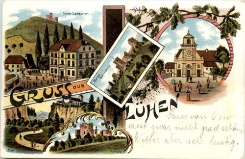 Geruss aus Flühen - Litho - Solothurn