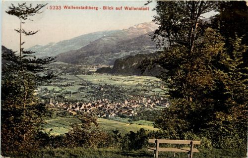 Wallenstadtberg - Blick auf Wallenstadt