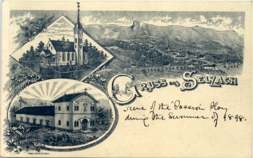 Gruss aus Selzach - Litho