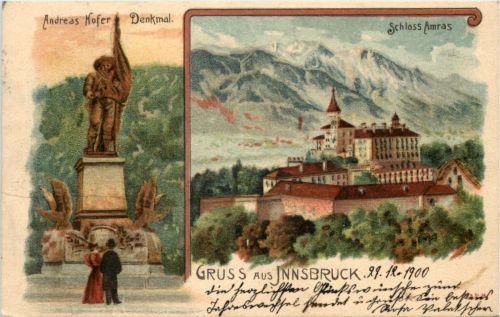Gruss aus Innsbruck - Litho