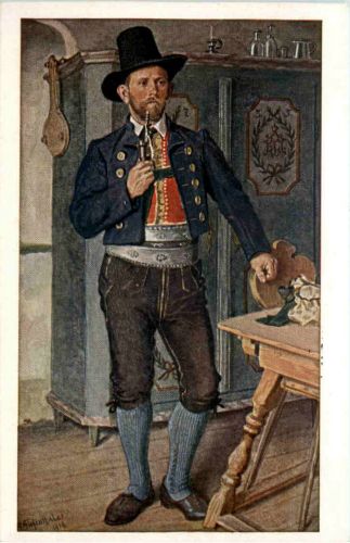 Tracht aus der Umgebung von Hall bei Innsbruck