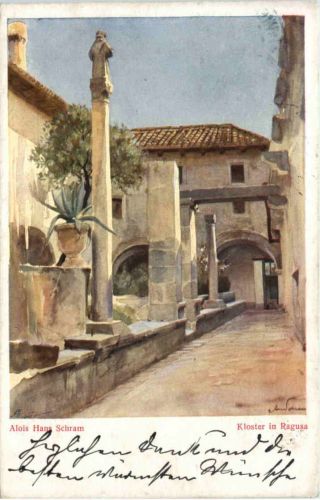 Kloster in Ragusa - Österr. Flottenverein