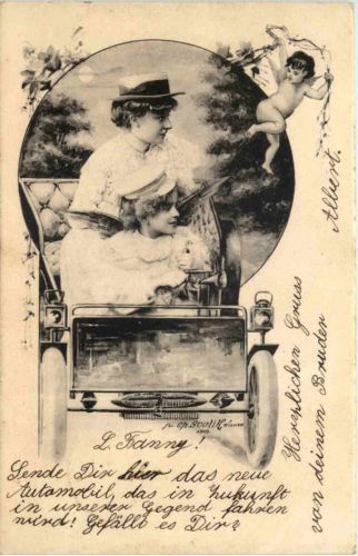 Frauen im Auto 1903