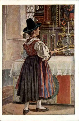 Alpen Volkstrachten - Hall bei Innsbruck
