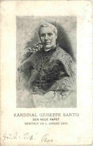 Kardinal Giuseppe Sarto - Der neue Papst 1903
