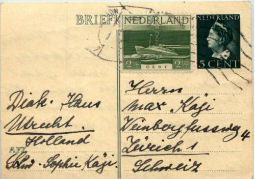 Nederland Ganzsache - Mini Karte