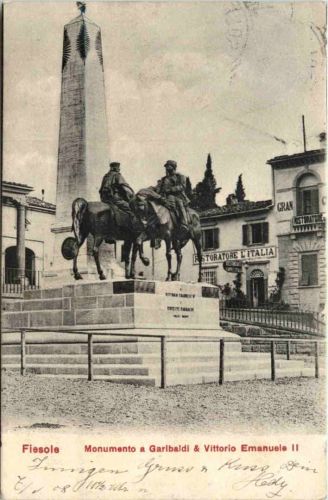 Fiesole - Monumento a Garibaldi