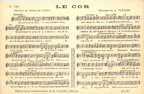 Liederkarte Le Cor