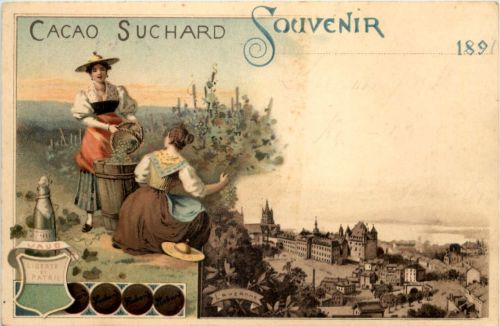 Lausanne - Cacao Suchard - Litho