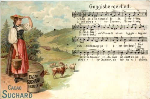 Guggisberg - Cacao Suchard - Litho