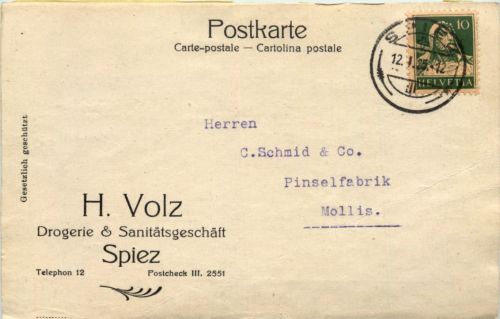 Spiez - Drogerie Volz