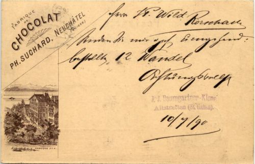 Neuchatel - Chocolat Suchard