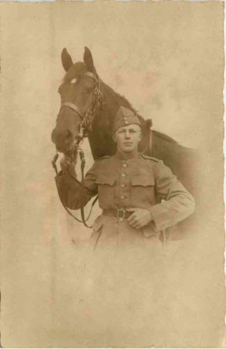 Aarau - Soldat mit Pferd