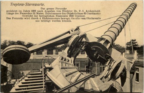 Treptow - Sternwarte - Das grosse Fernrohr