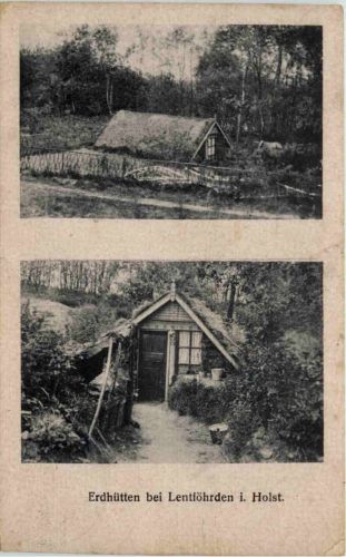 Erdhütten bei Lentföhrden in Hollstein