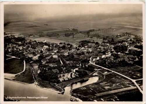 Petershagen Weser - Fliegeraufnahme