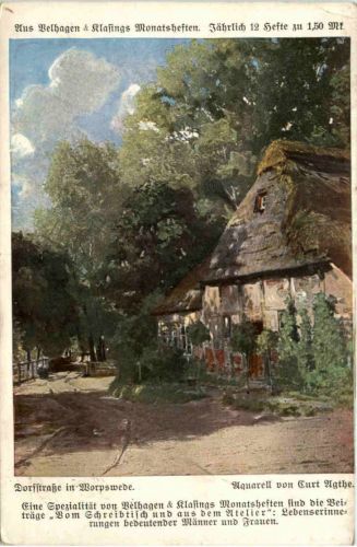 Dorfstrasse in Worpswede