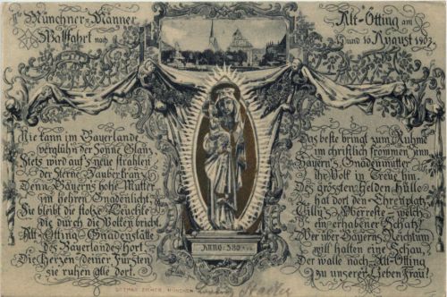 Altötting - Münchner Männer Wallfahrt 1903