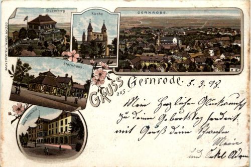 Guss aus Gernrode - Litho
