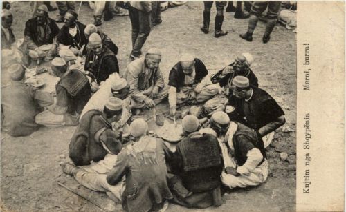 Albania - Kujtim nga Shpypenia - Merni burra - Feldpost KuK