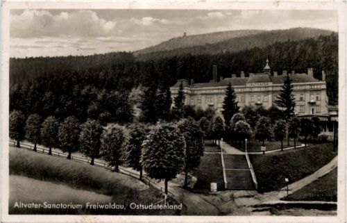 Altvater Sanatorium Freiwaldau - Ostsudetenland