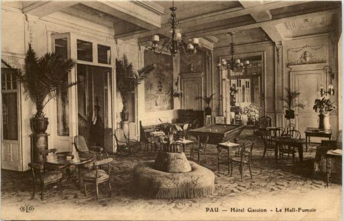 Pau - Hotel Gasion - Le Hall Fumoir