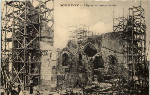 Somme-Py - L Elgise en reconstruction