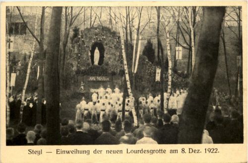 Steyl - Einweihung der neuen Lourdesgrotte 1922 - Venlo