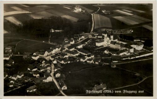 Fürstenzell vom Flugzeug