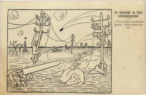 Propaganda - Die Engländer im Überschwemmungsgebiet