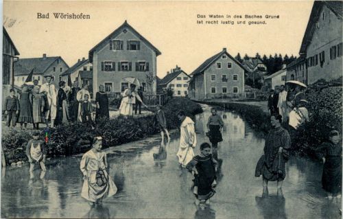 Bad Wörishofen - Das Waten in des Baches Grund