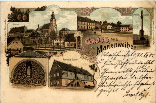 Gruss aus Marienwieher - Marktleugast - Litho