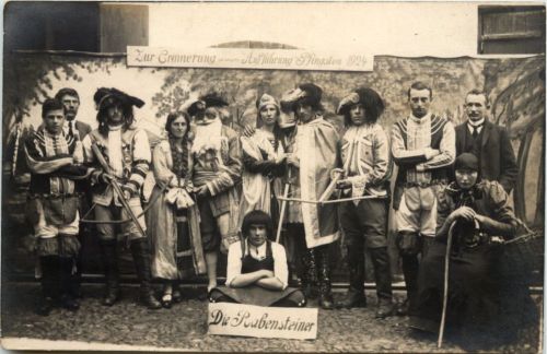 Die Rabensteiner - Aufführung Pfingsten 1924
