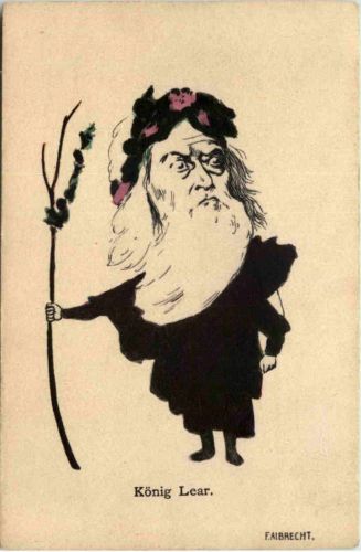 Künstler AK F. Albrecht - König Lear