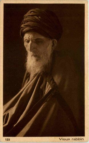 Vieux rabbin - Judaika