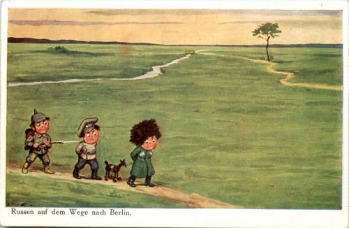 Militaria Humor - Russen auf dem Wege nach Berlin