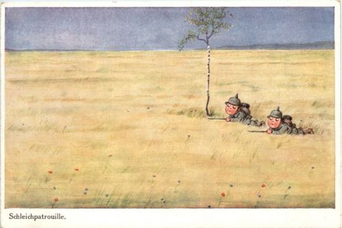 Militaria Humor - Schleichpatrouille