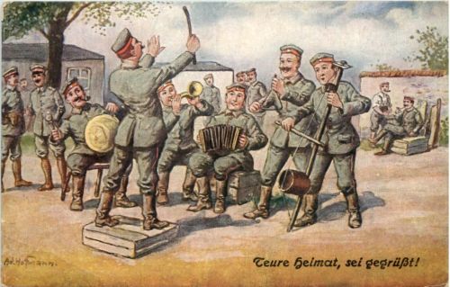 Künstler AK Ad. Hoffmann - Teure Heimat sei gegrüsst