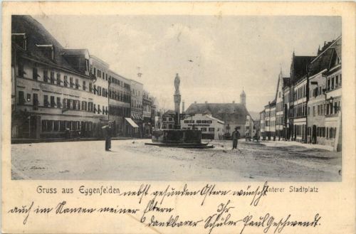 Gruss aus Eggenfelden - Unterer Stadtplatz
