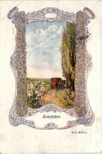 Künstler Ak - Otto Elsner - Lenzfahrt