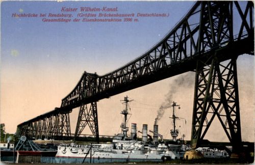 Rendsburg, Kaiser-Wilhelm-Kanal, Hochbrücke