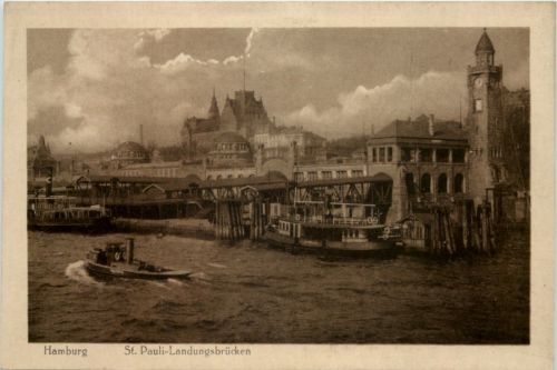 Hamburg, St. Pauli, Landungsbrücken