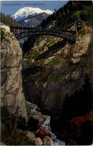 Karwendelbahn, Schlossbachbrücke