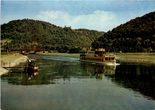 Solbad Bodenwerder an der Weser mit Blick auf den Eckberg
