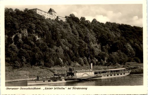 Oberweser-Fahrgastschiffahrt Kaiser Wilhelm bei Fürstenberg