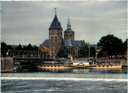 Hameln, Weser mit Blick auf Münster