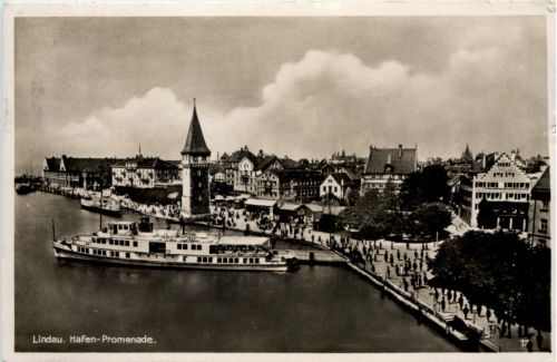 Lindau, Hafen-Promenade