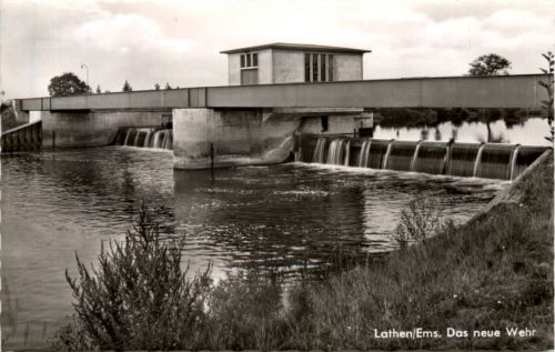 Lathen/Ems, Das neue Wehr