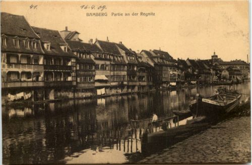 Bamberg, Partie an der Regnitz