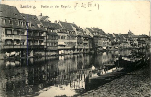 Bamberg, Partie an der Regnitz